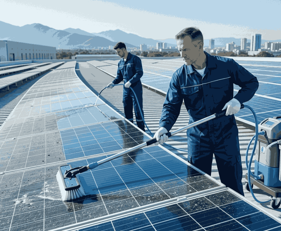 solar-panel-cleaning